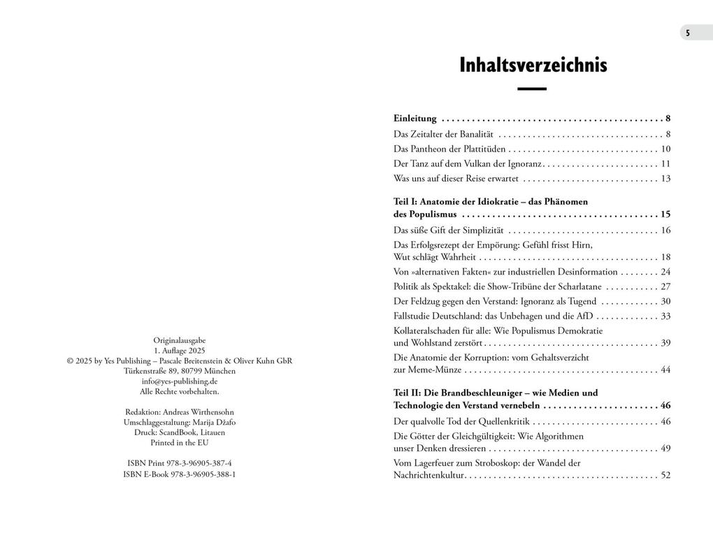 Weitere Ansicht: Idiokratie | Matthias Kurt