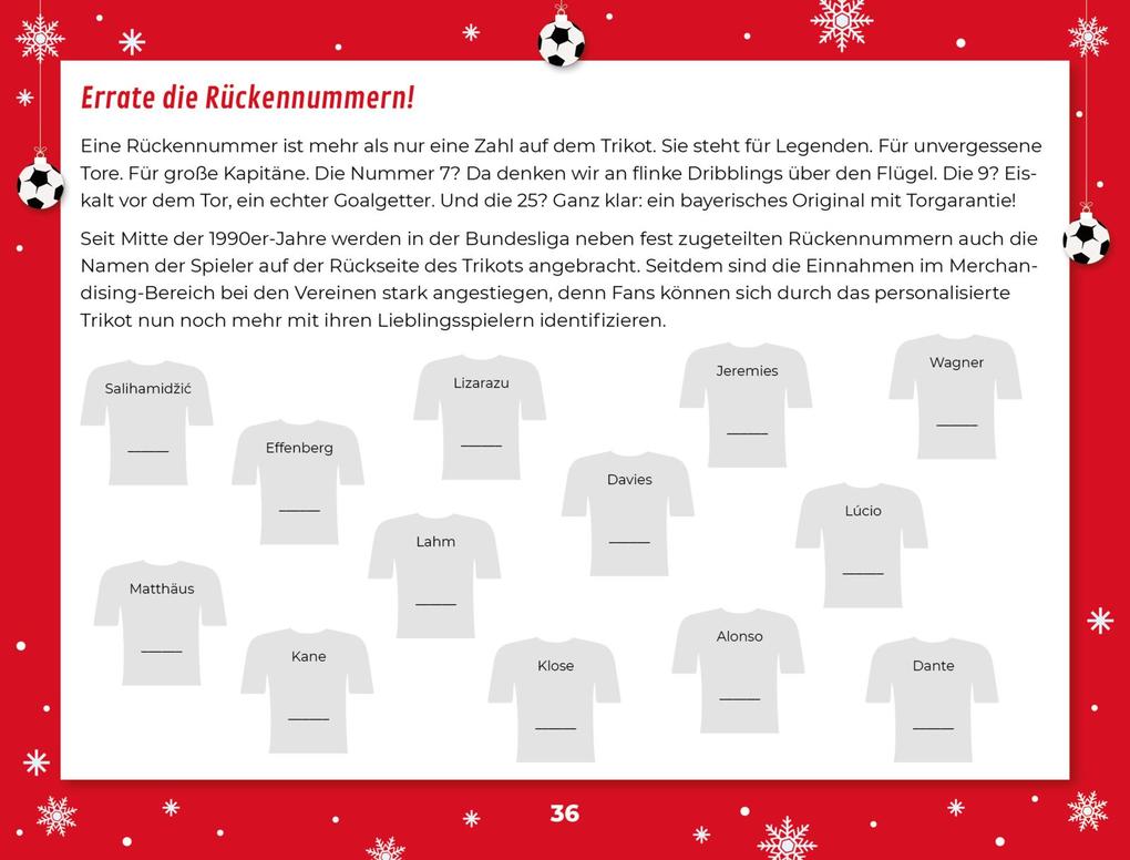 Weitere Ansicht: Der inoffizielle Adventskalender für Fans des FC Bayern München | Daniel Michel