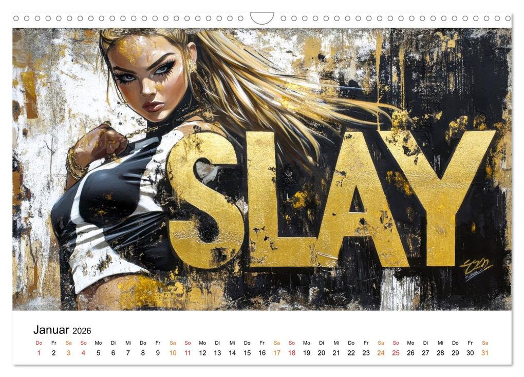 Weitere Ansicht: Graffiti & Street Art - Kunstwerke der Straße (Wandkalender 2026 DIN A3 quer), CALVENDO Monatskalender | Calvendo, Peter Roder