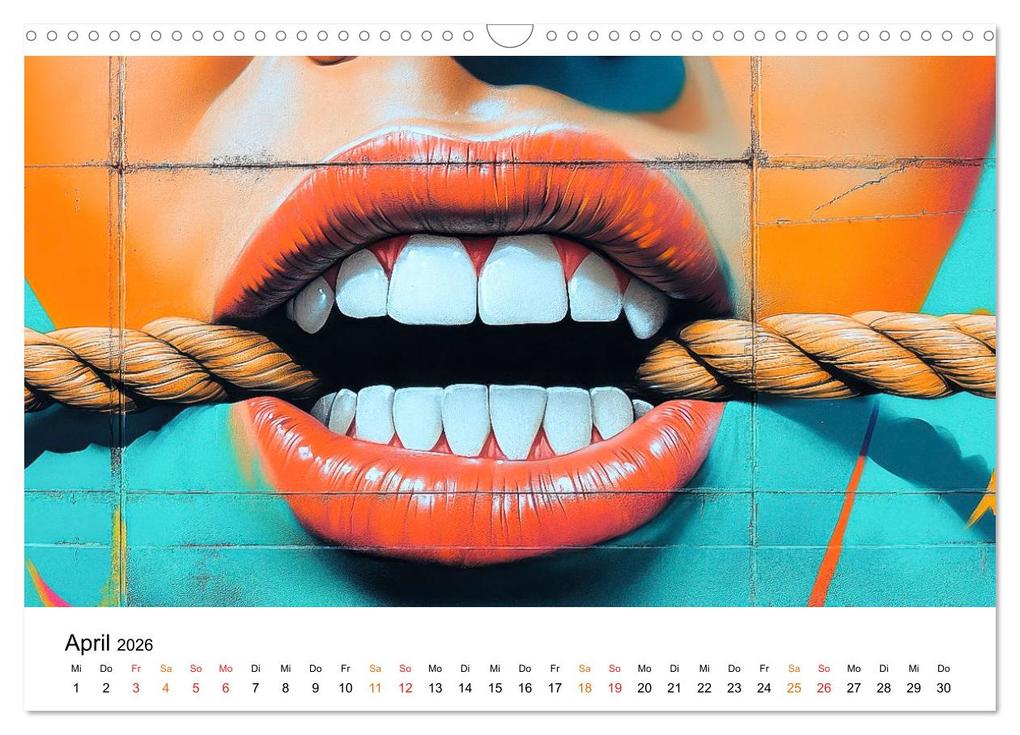 Weitere Ansicht: Graffiti & Street Art - Kunstwerke der Straße (Wandkalender 2026 DIN A3 quer), CALVENDO Monatskalender | Calvendo, Peter Roder