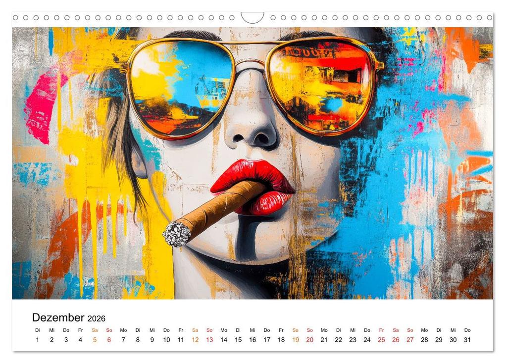 Weitere Ansicht: Graffiti & Street Art - Kunstwerke der Straße (Wandkalender 2026 DIN A3 quer), CALVENDO Monatskalender | Calvendo, Peter Roder