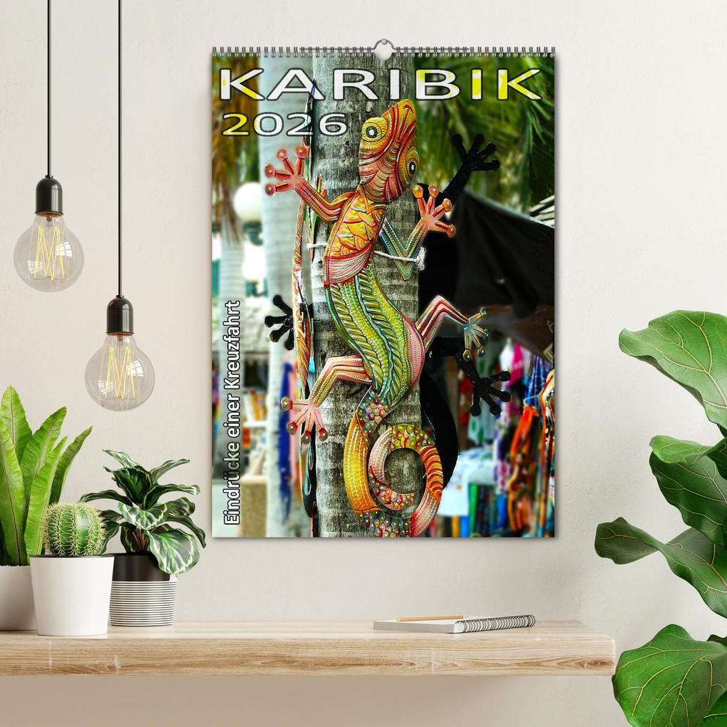 Weitere Ansicht: Karibik - Eindrücke einer Kreuzfahrt (Wandkalender 2026 DIN A2 hoch), CALVENDO Monatskalender | Calvendo, Rolf Frank
