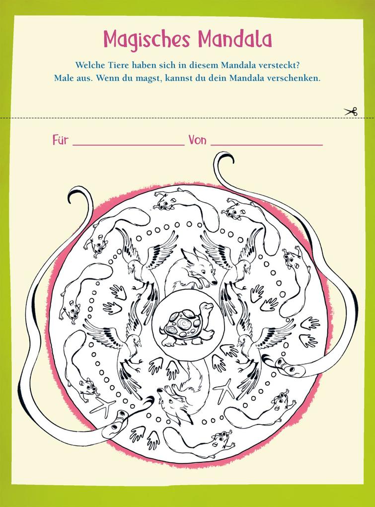 Weitere Ansicht: Die Schule der magischen Tiere Beschäftigung: Kreativer Malblock | Margit Auer