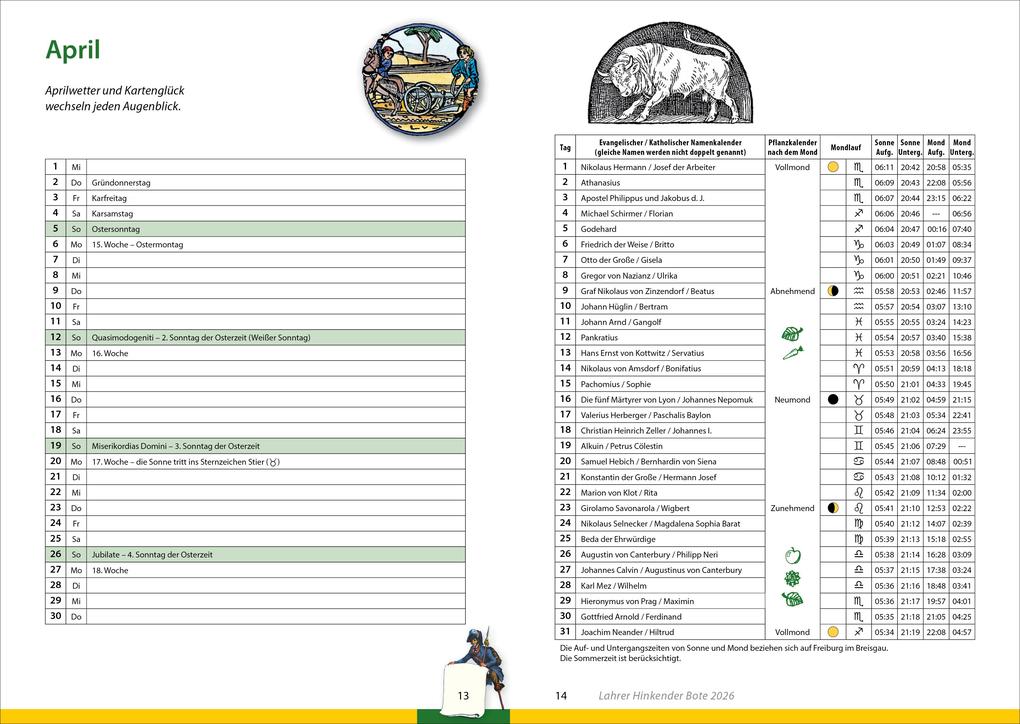 Weitere Ansicht: Lahrer Hinkender Bote 2026