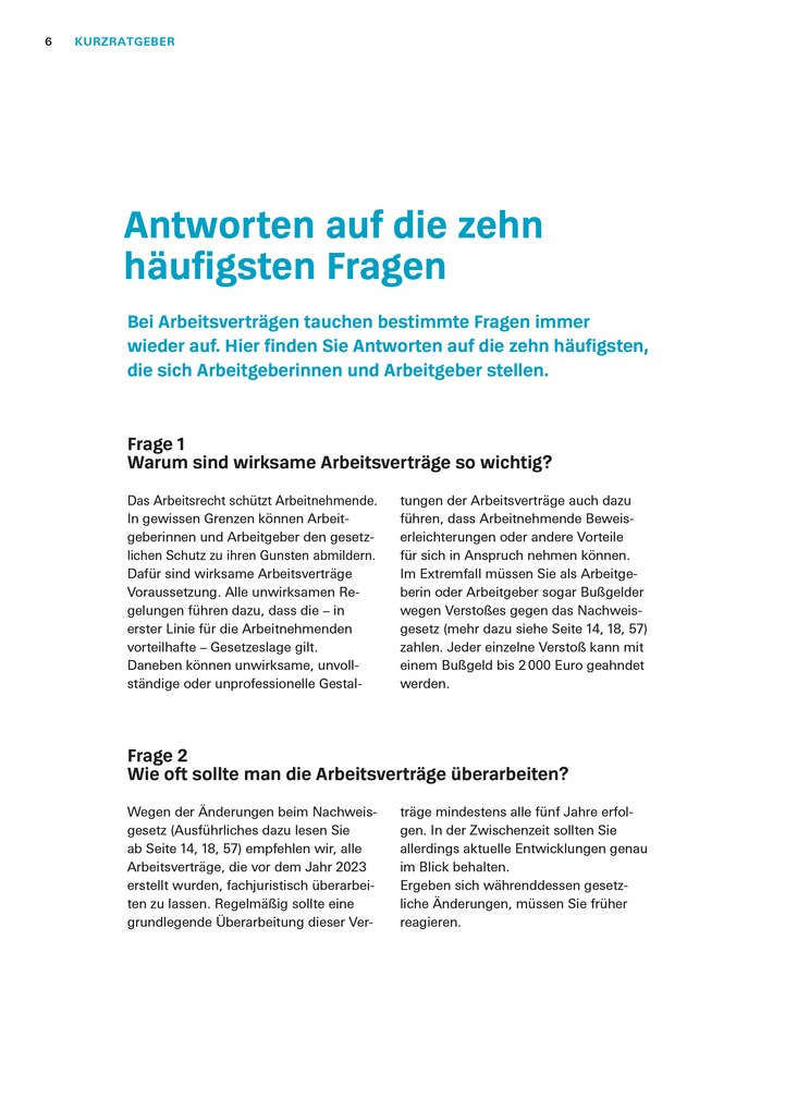 Weitere Ansicht: Arbeitsverträge: Das Set | Alexander Bredereck