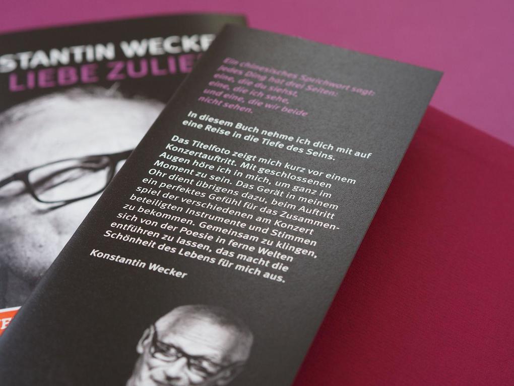 Weitere Ansicht: Der Liebe zuliebe | Konstantin Wecker