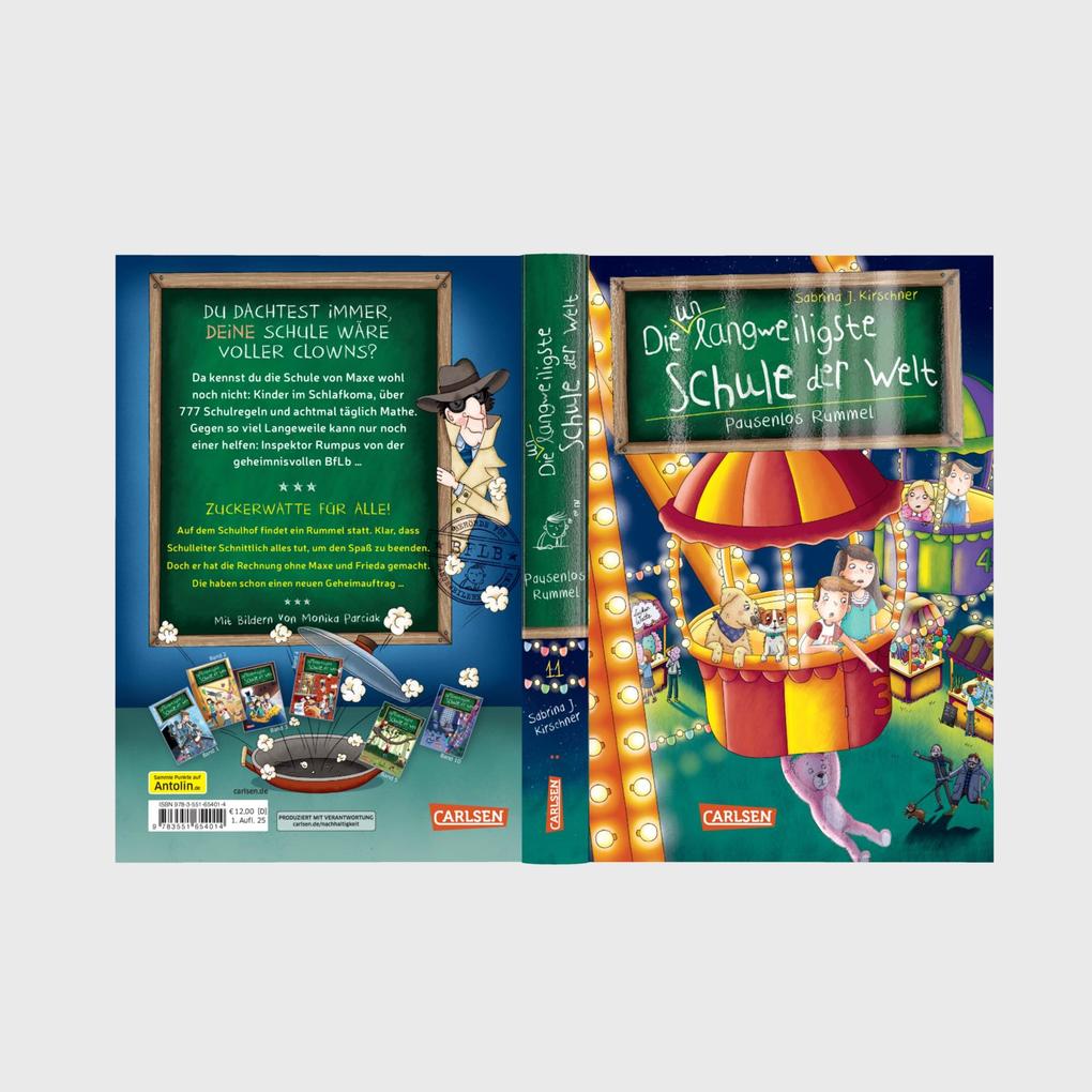 Weitere Ansicht: Die unlangweiligste Schule der Welt 11: Die unlangweiligste Schule der Welt 11: Pausenlos Rummel | Sabrina J. Kirschner