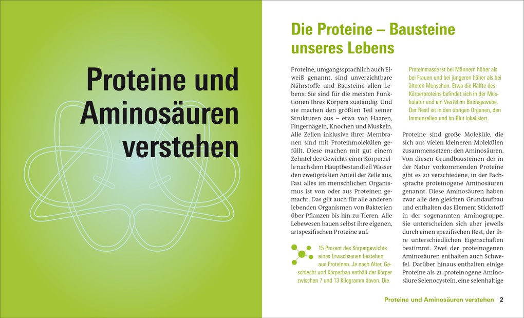 Weitere Ansicht: Proteine und Aminosäuren | Angela Bechthold
