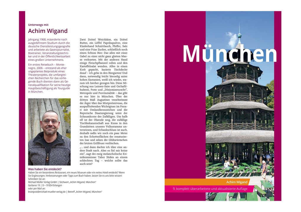 Weitere Ansicht: MICHAEL MÜLLER Reiseführer München | Achim Wigand