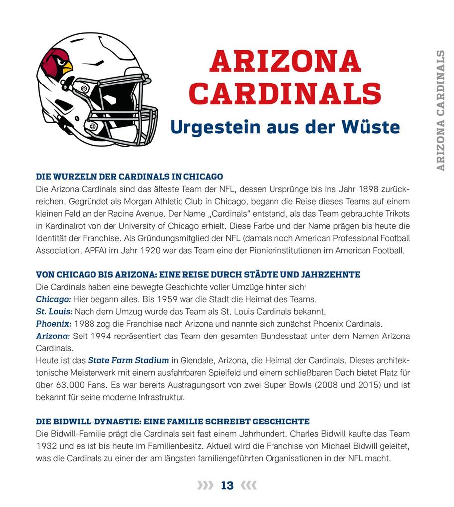 Weitere Ansicht: Das Nerd-ABC: Das ABC der NFL-Teams | Holger Weishaupt