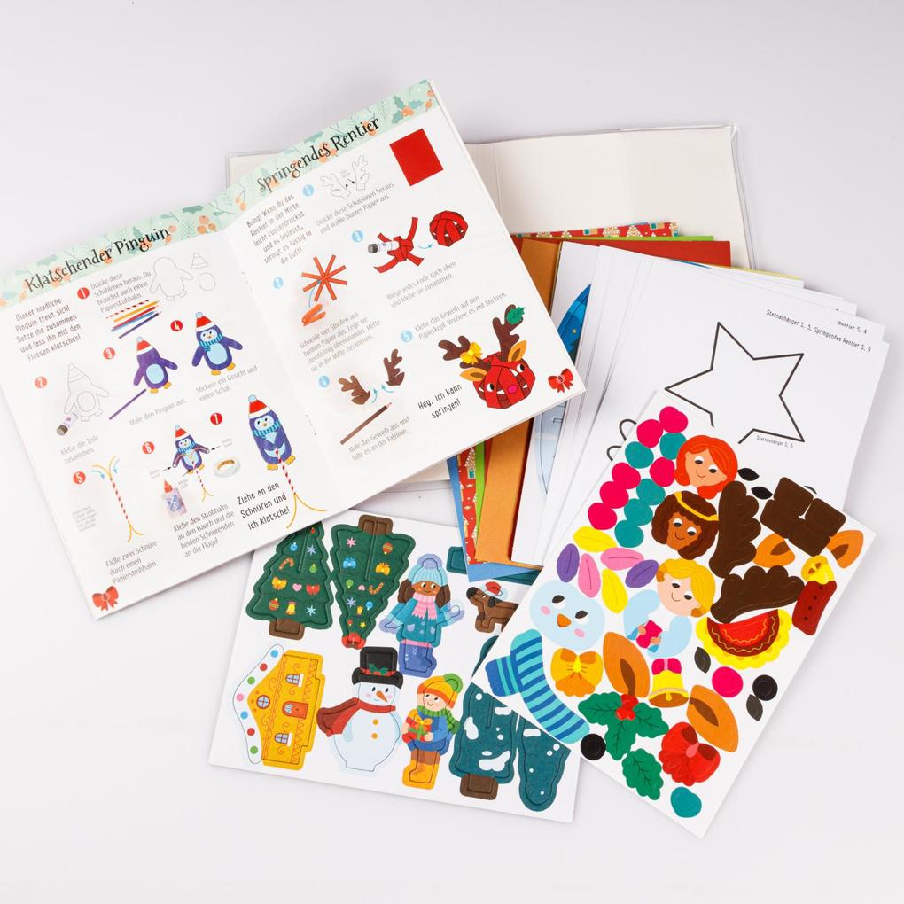 Weitere Ansicht: Bastelset für Kinder: Kreatives Bastelset: Weihnachten 2025 | Anton Poitier