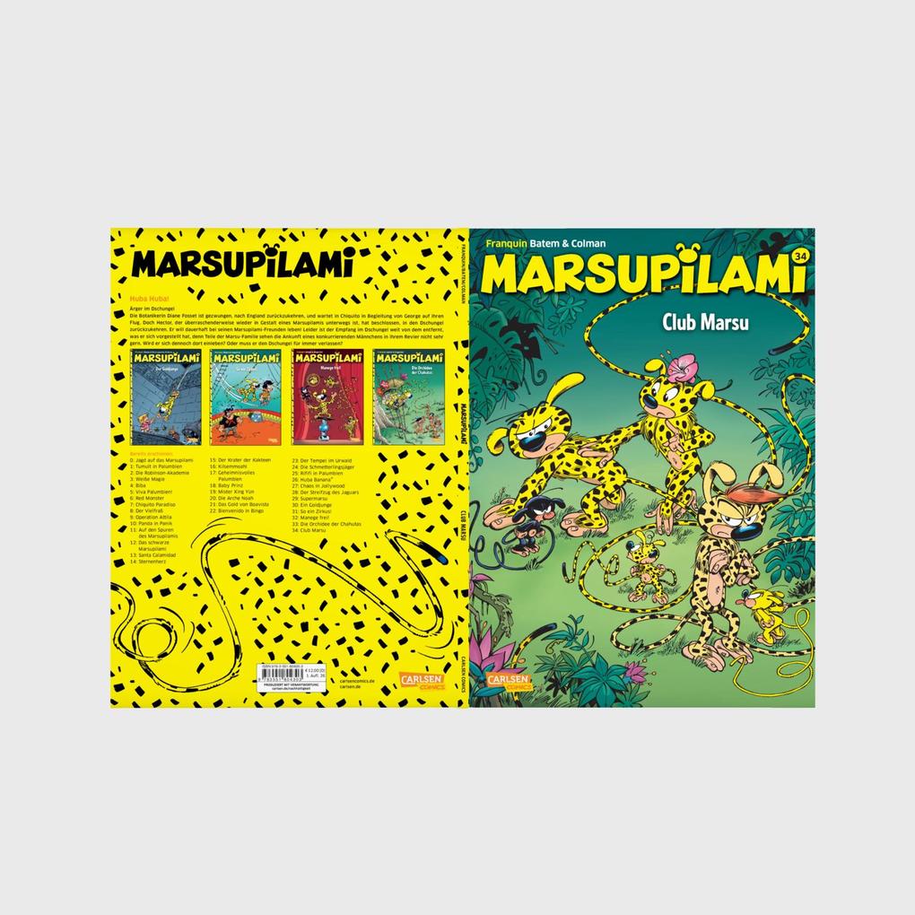 Weitere Ansicht: Marsupilami 34: Club Marsu | André Franquin, Stéphan Colman