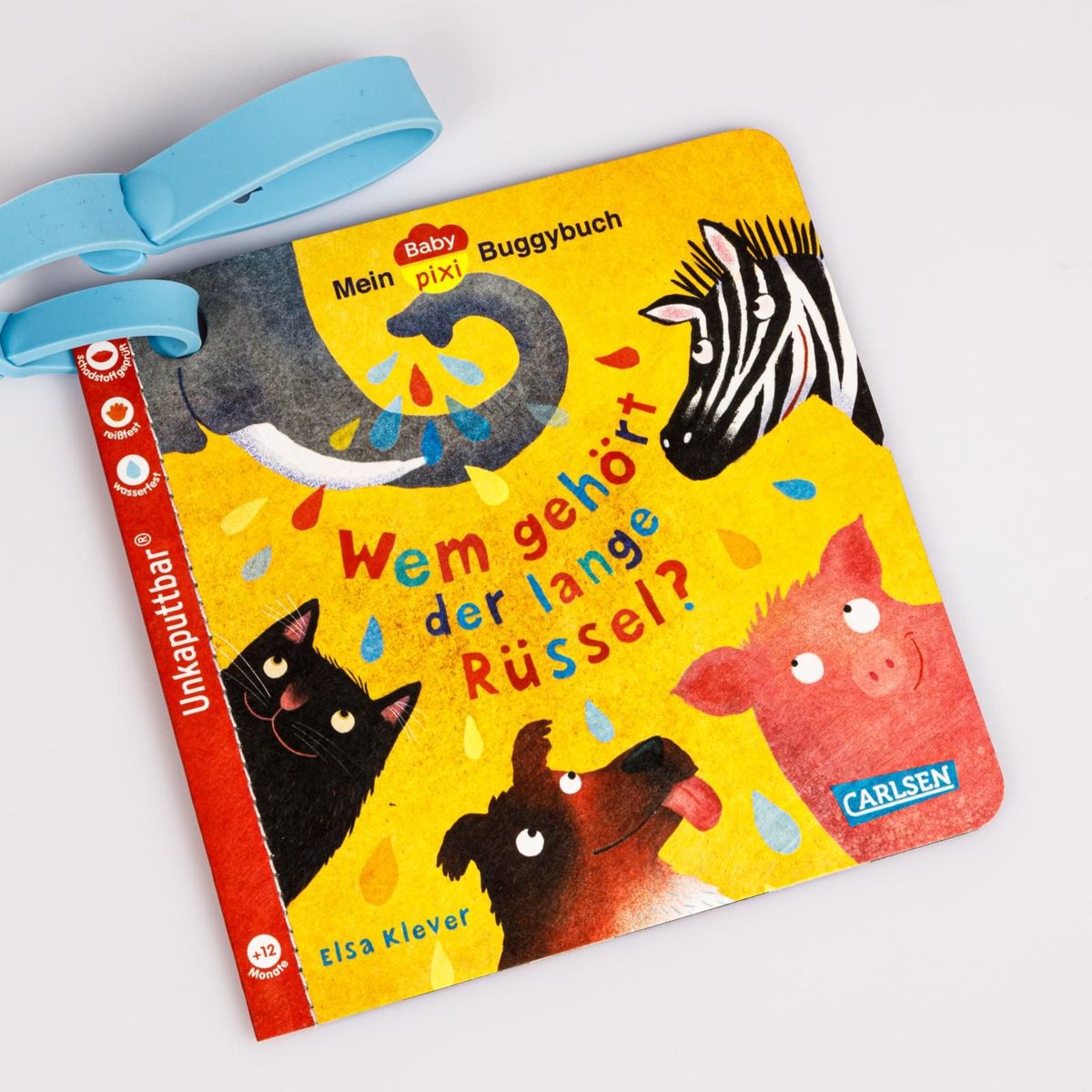 Weitere Ansicht: Baby Pixi (unkaputtbar) 171: Mein Baby-Pixi-Buggybuch: Wem gehört der lange Rüssel? | Elsa Klever