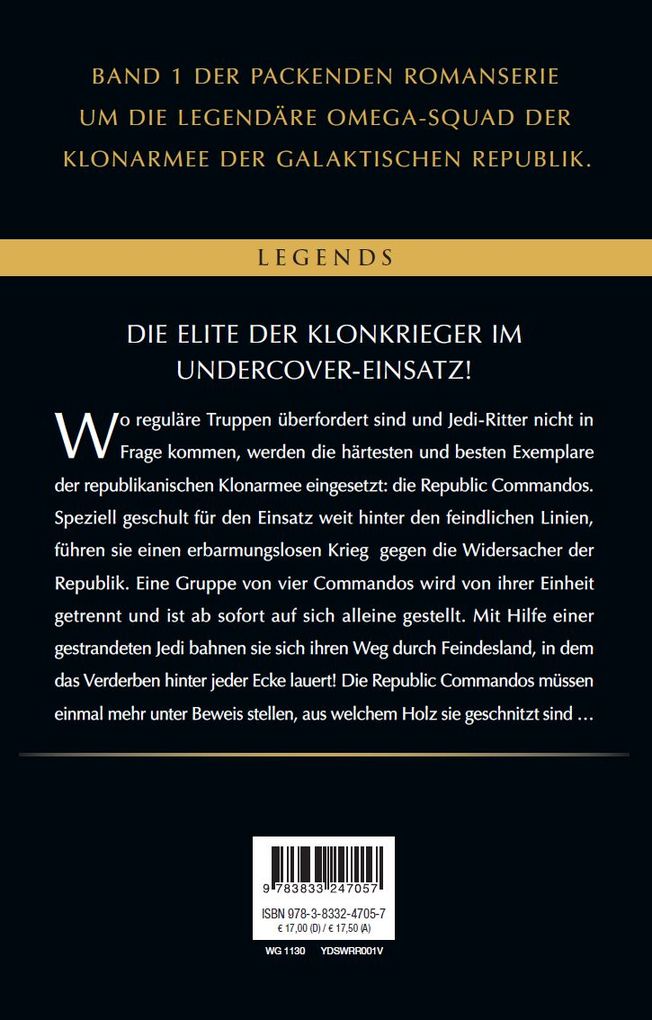 Weitere Ansicht: Star Wars: Republic Commando - Feindkontakt (Neuausgabe) | Karen Traviss