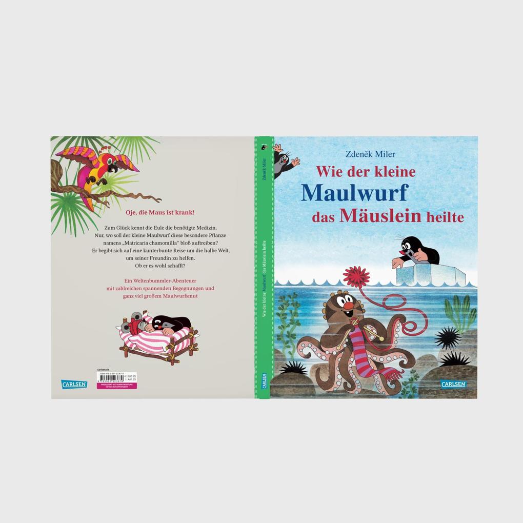 Weitere Ansicht: Wie der kleine Maulwurf das Mäuslein heilte | Zdenk Miler, Zdenek Miler, Simone Nettingsmeier