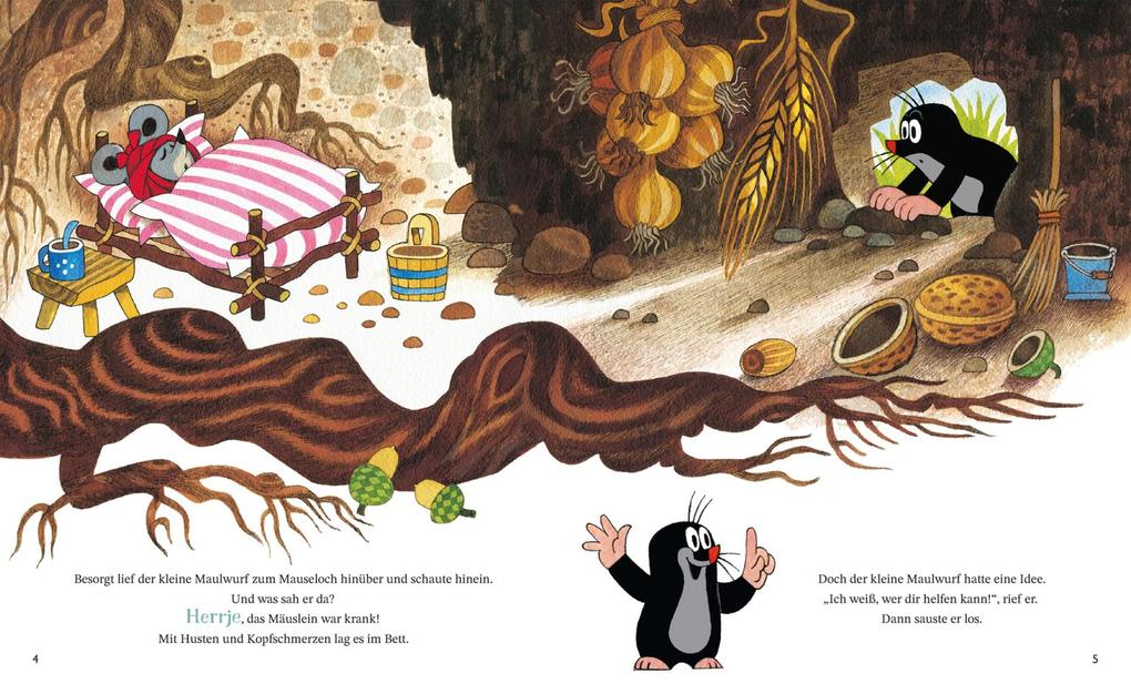 Weitere Ansicht: Wie der kleine Maulwurf das Mäuslein heilte | Zdenk Miler, Zdenek Miler, Simone Nettingsmeier