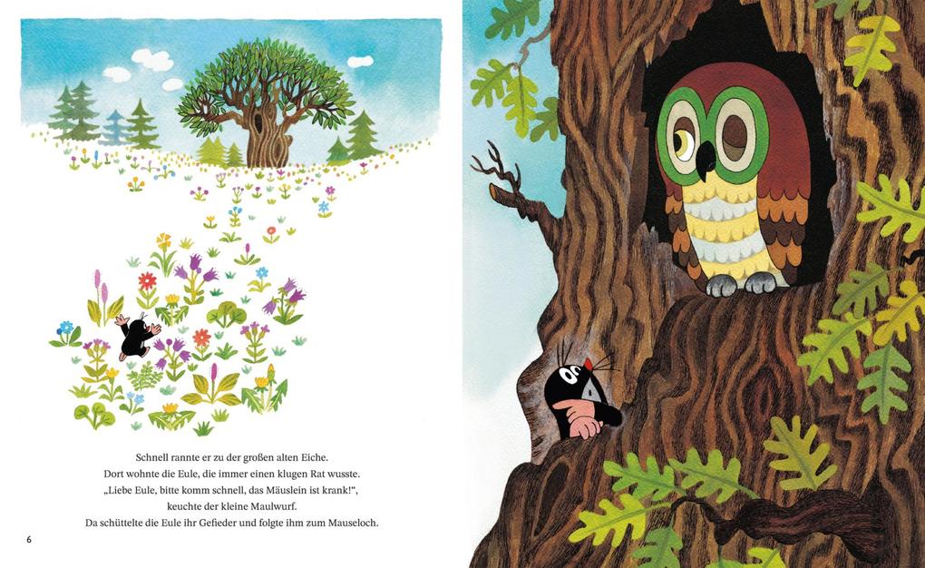 Weitere Ansicht: Wie der kleine Maulwurf das Mäuslein heilte | Zdenk Miler, Zdenek Miler, Simone Nettingsmeier