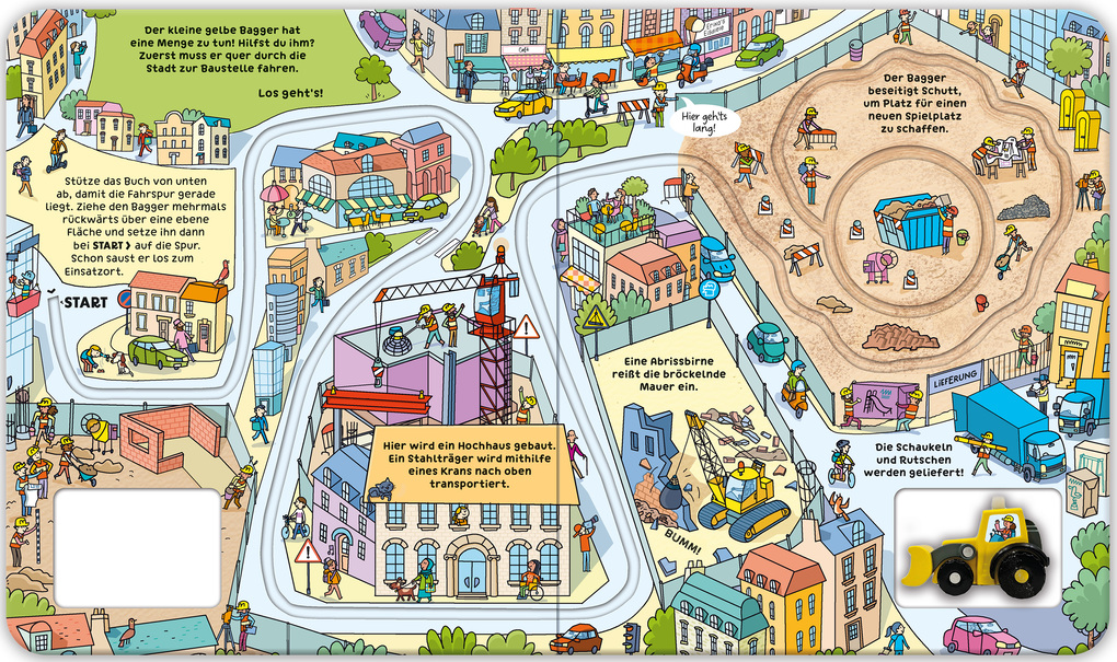 Weitere Ansicht: Wohin fährt der Bagger? | Sarah Hull