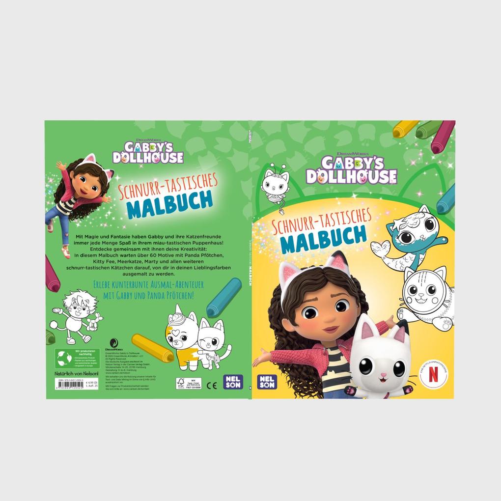Weitere Ansicht: Gabby's Dollhouse: Schnurr-tastisches Malbuch