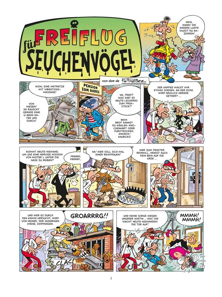 Weitere Ansicht: Freiflug für Seuchenvögel | Francisco Ibáñez