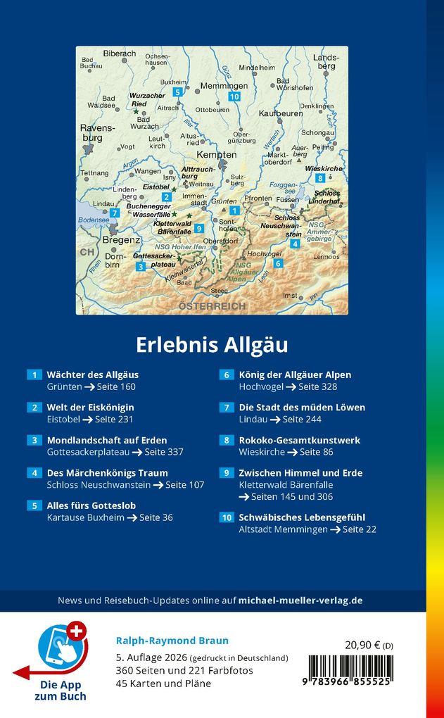 Weitere Ansicht: MICHAEL MÜLLER Reiseführer Allgäu | Ralph Raymond-Braun