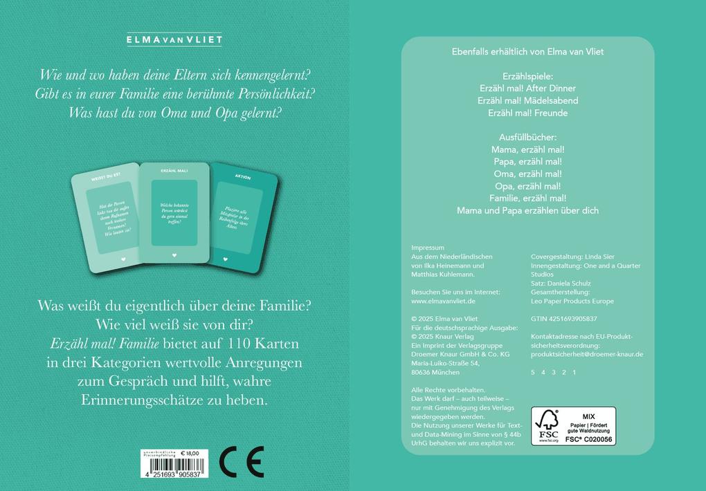 Weitere Ansicht: Erzähl mal! Familie | Elma van Vliet