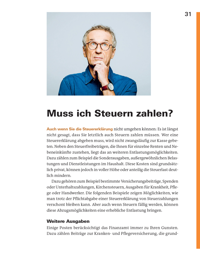 Weitere Ansicht: Steuererklärung 2025/2026 - Rentner, Pensionäre | Udo Reuß