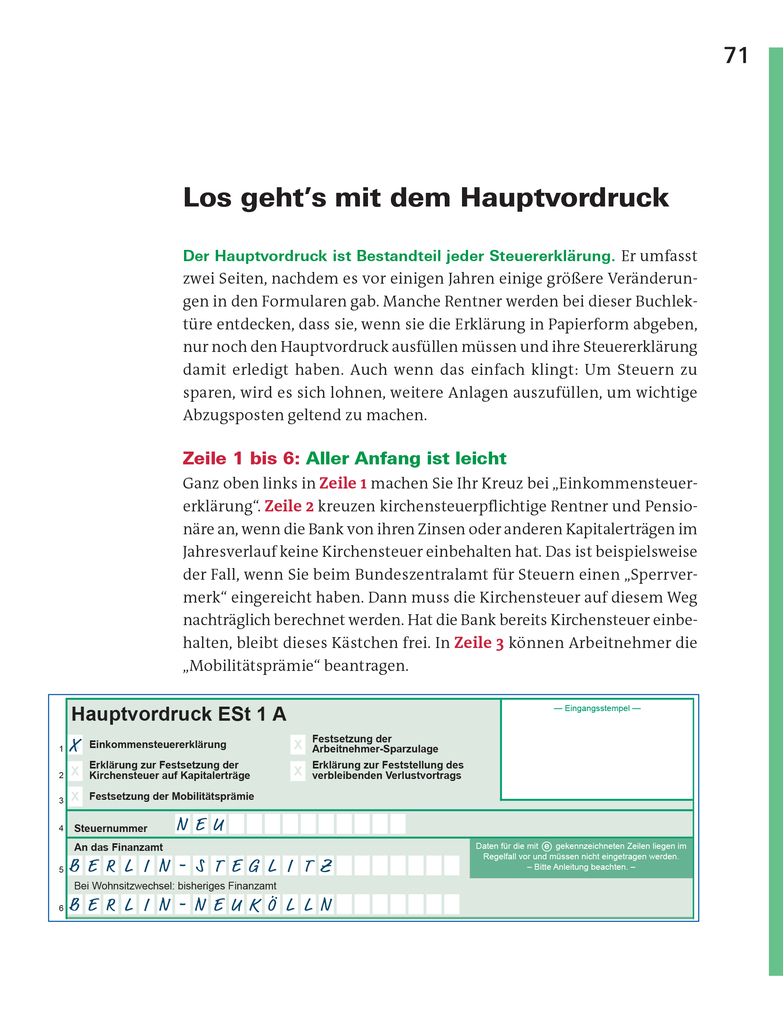 Weitere Ansicht: Steuererklärung 2025/2026 - Rentner, Pensionäre | Udo Reuß