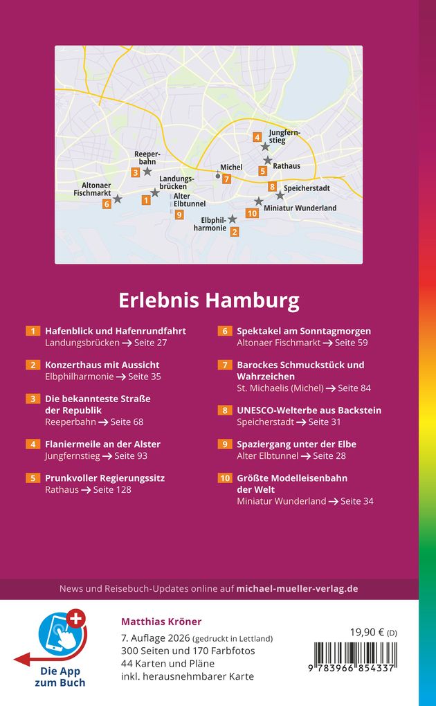 Weitere Ansicht: MICHAEL MÜLLER Reiseführer Hamburg MM-City | Matthias Kröner