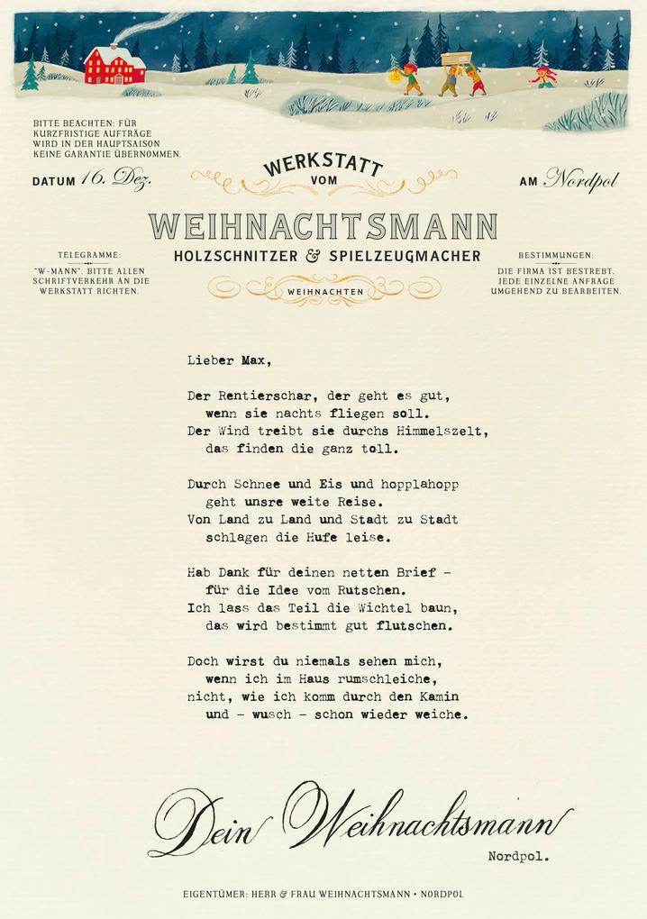 Weitere Ansicht: Post vom Weihnachtsmann | Annie Atkins