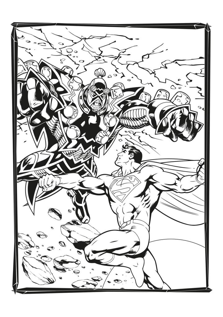 Weitere Ansicht: DC Superman: Superstarker Malblock