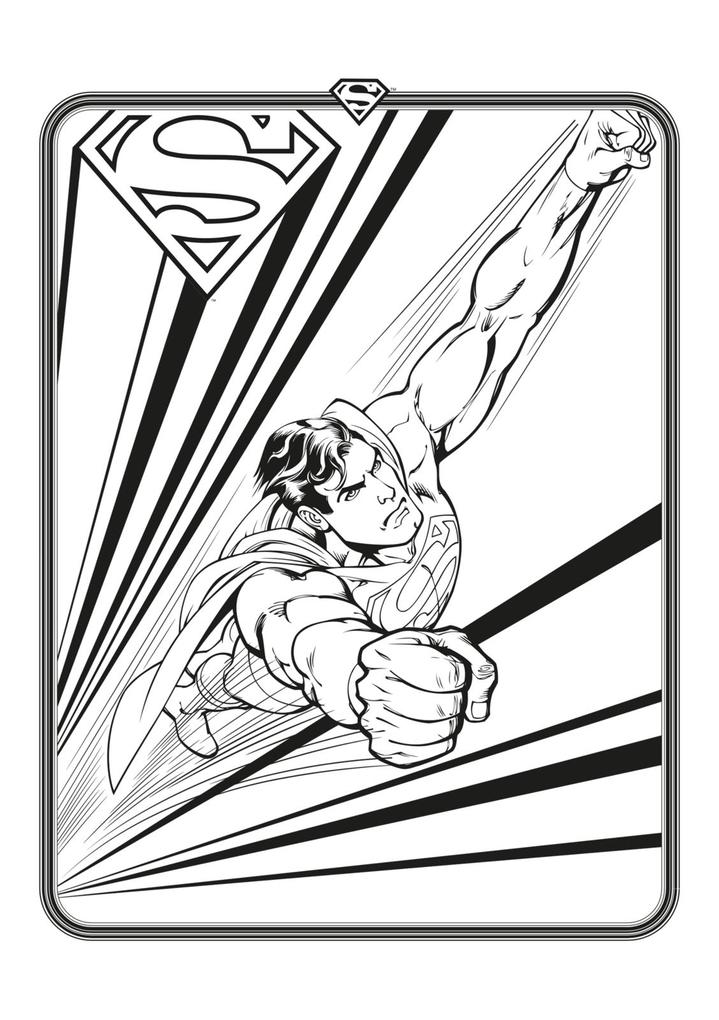 Weitere Ansicht: DC Superman: Superstarker Malblock