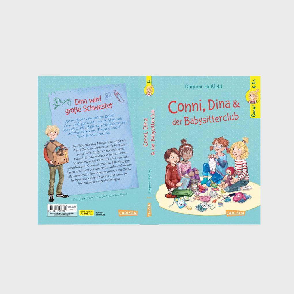 Weitere Ansicht: Conni & Co 12: Conni, Dina und der Babysitterclub | Dagmar Hoßfeld
