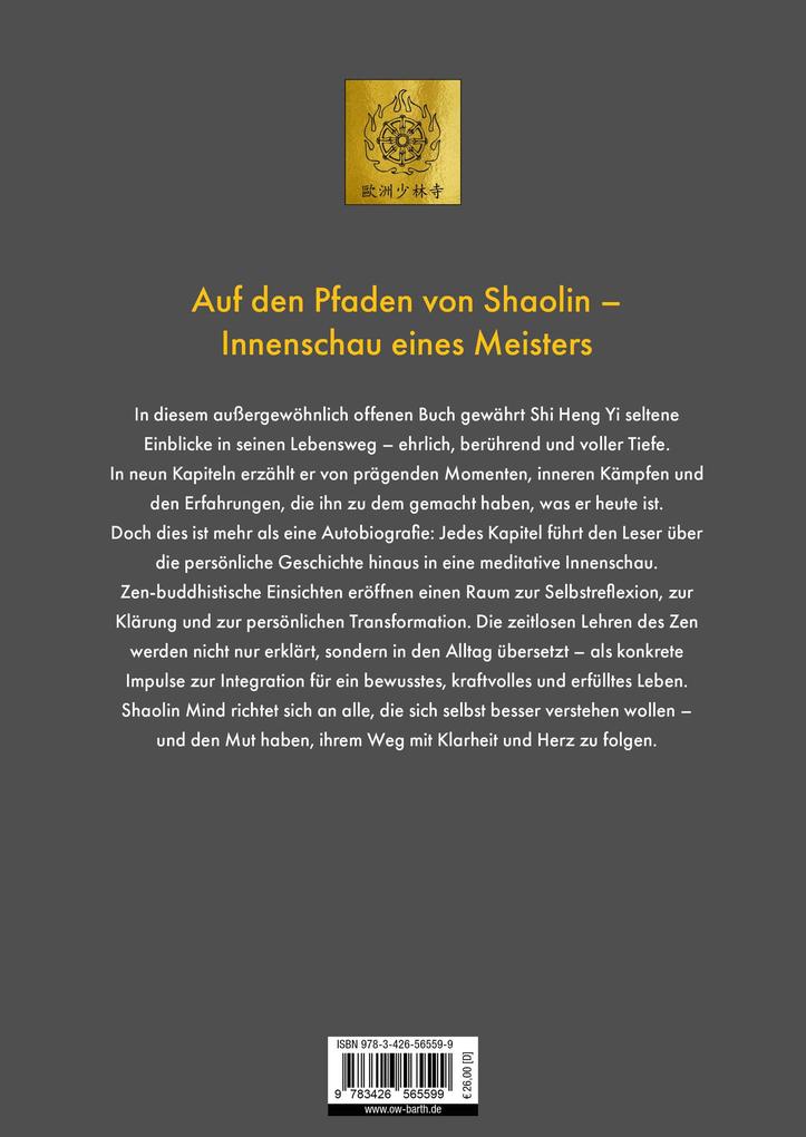 Weitere Ansicht: Shaolin Mind | Shi Heng Yi