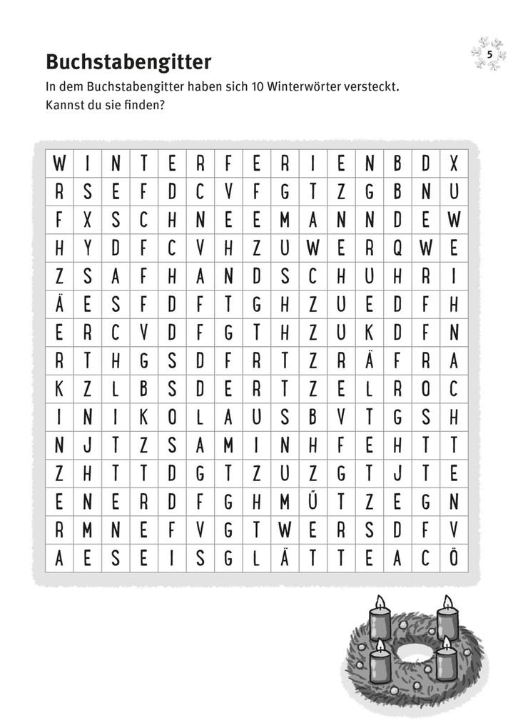 Weitere Ansicht: Mein dicker Winter-Rätselblock | Nikki Busch