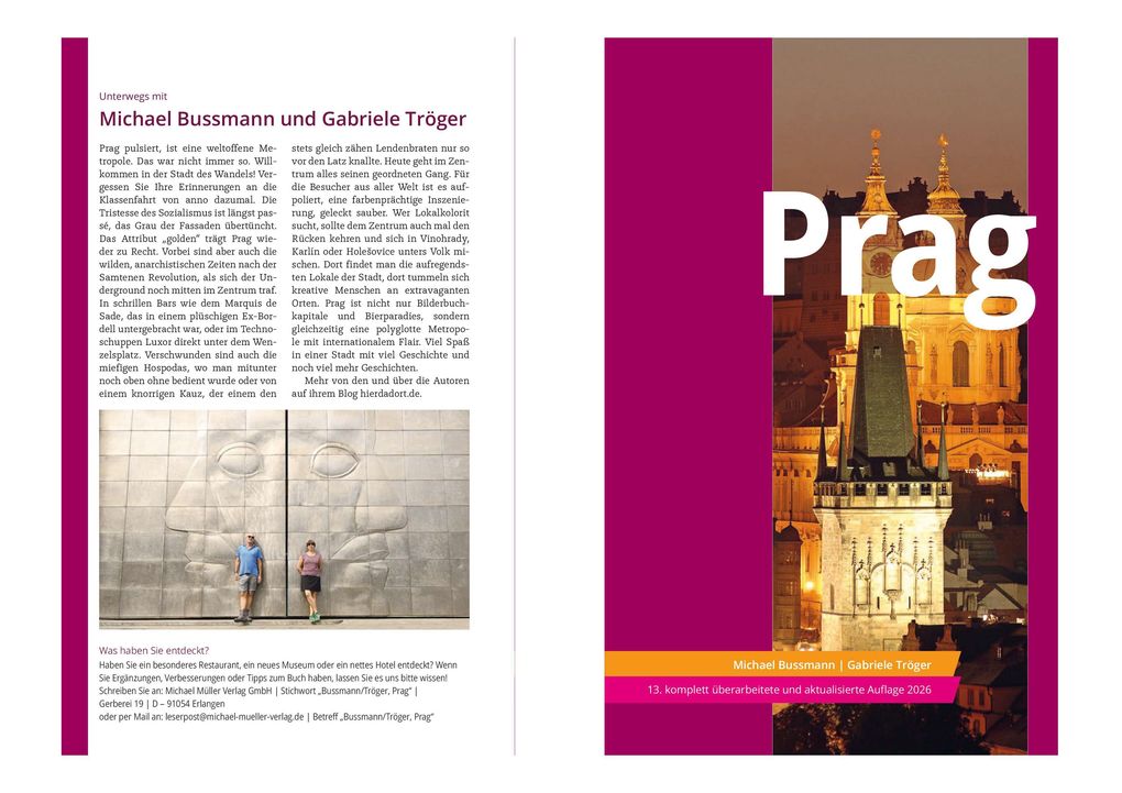 Weitere Ansicht: MICHAEL MÜLLER Reiseführer Prag MM-City | Gabriele Tröger, Michael Bussmann