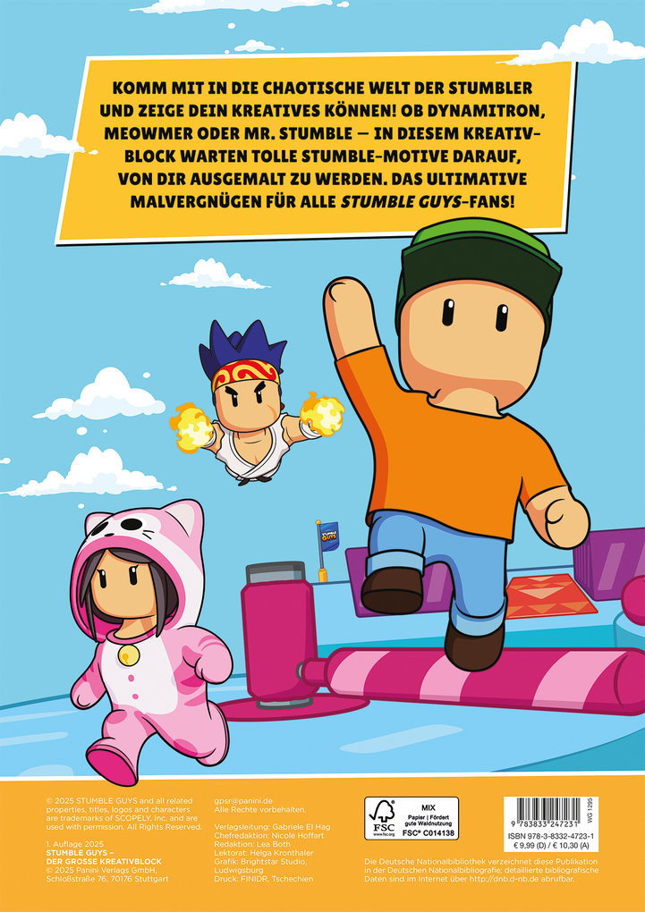 Weitere Ansicht: Stumble Guys: Der große Kreativblock | Panini