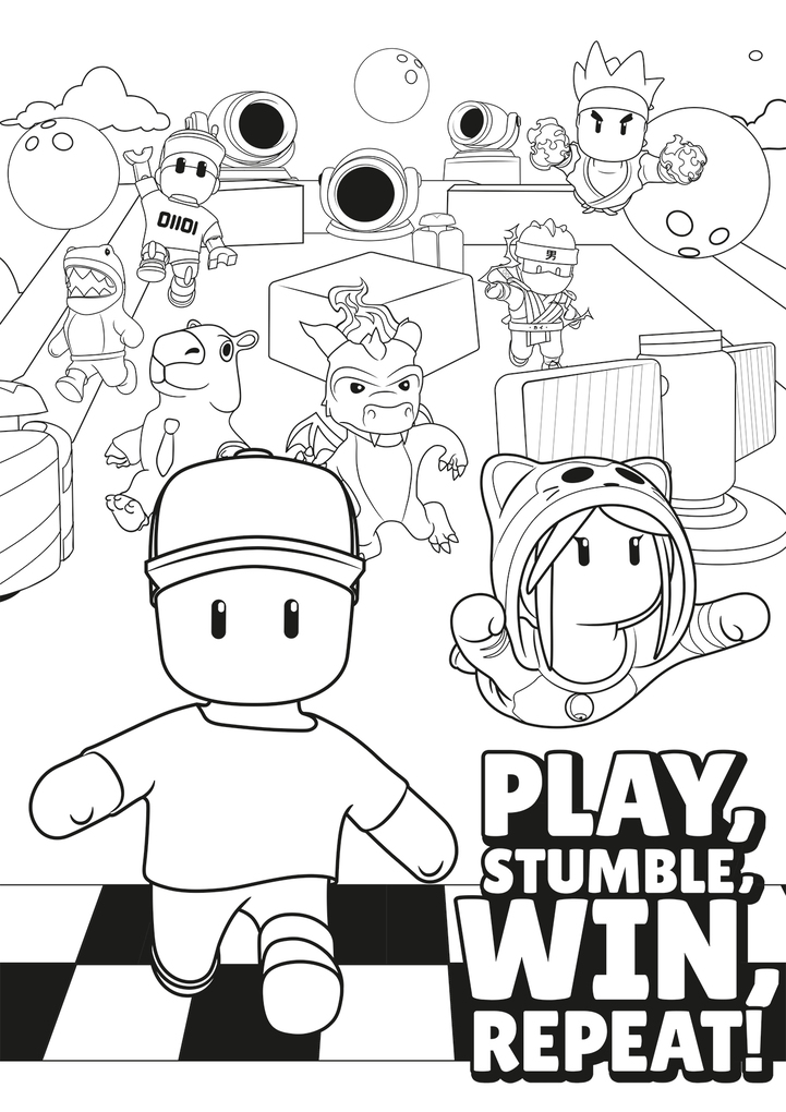 Weitere Ansicht: Stumble Guys: Der große Kreativblock | Panini