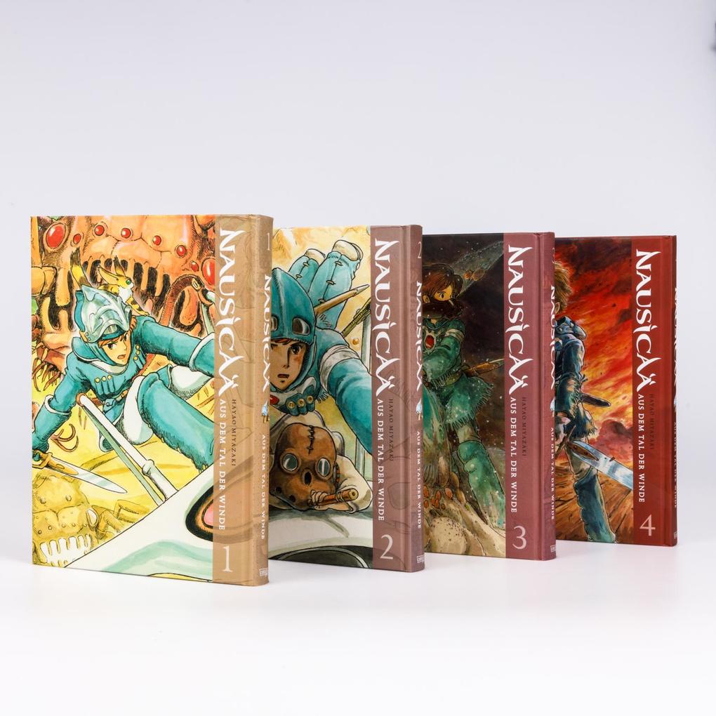 Weitere Ansicht: Nausicaä aus dem Tal der Winde, Doppelband-Edition Bände 1-4 im Schuber | Hayao Miyazaki