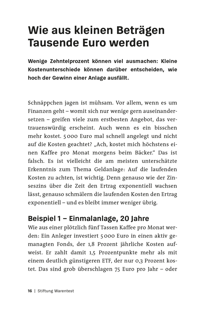 Weitere Ansicht: Geldanlage Basics