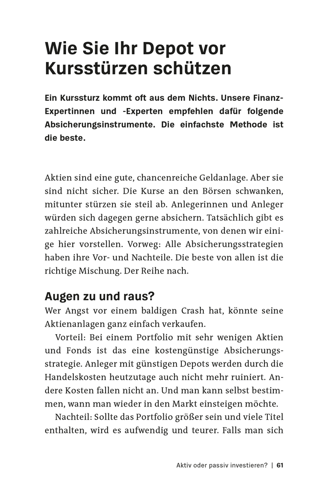 Weitere Ansicht: Geldanlage Basics