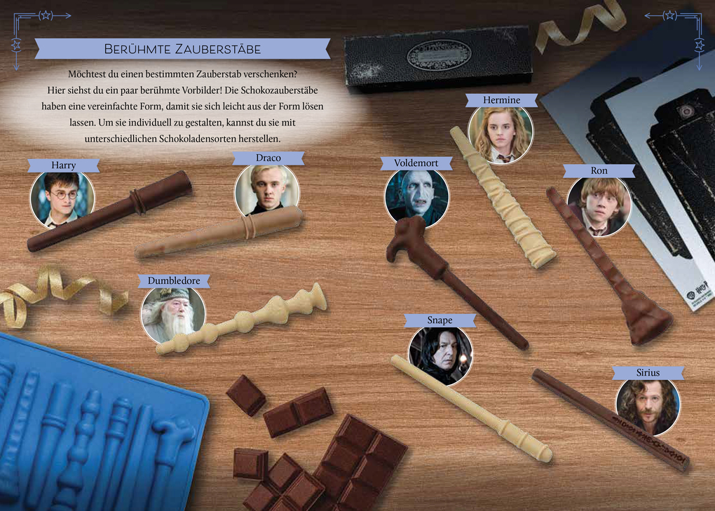 Weitere Ansicht: Harry Potter: Schokozauberstab-Set | Panini