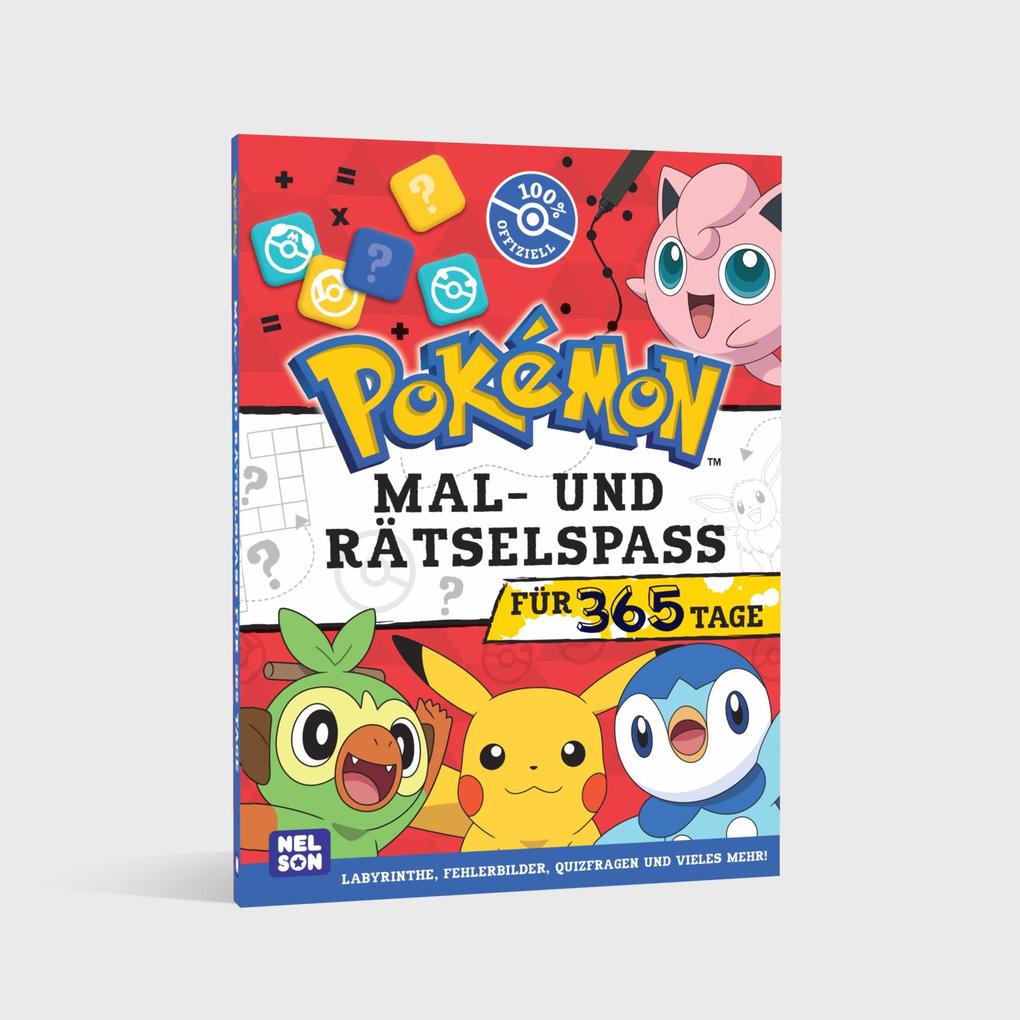 Weitere Ansicht: Pokémon Activity-Buch: Mal- und Rätselspaß für 365 Tage