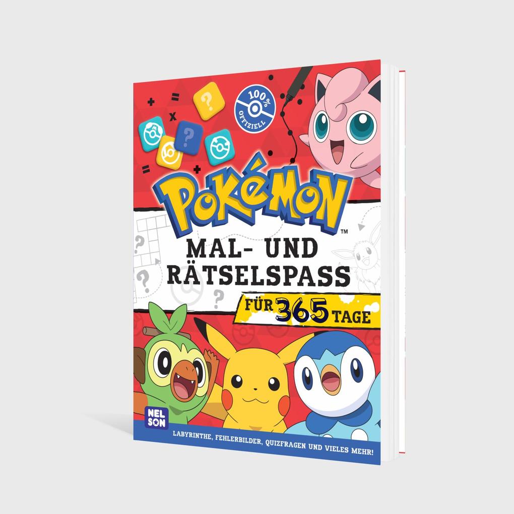 Weitere Ansicht: Pokémon Activity-Buch: Mal- und Rätselspaß für 365 Tage