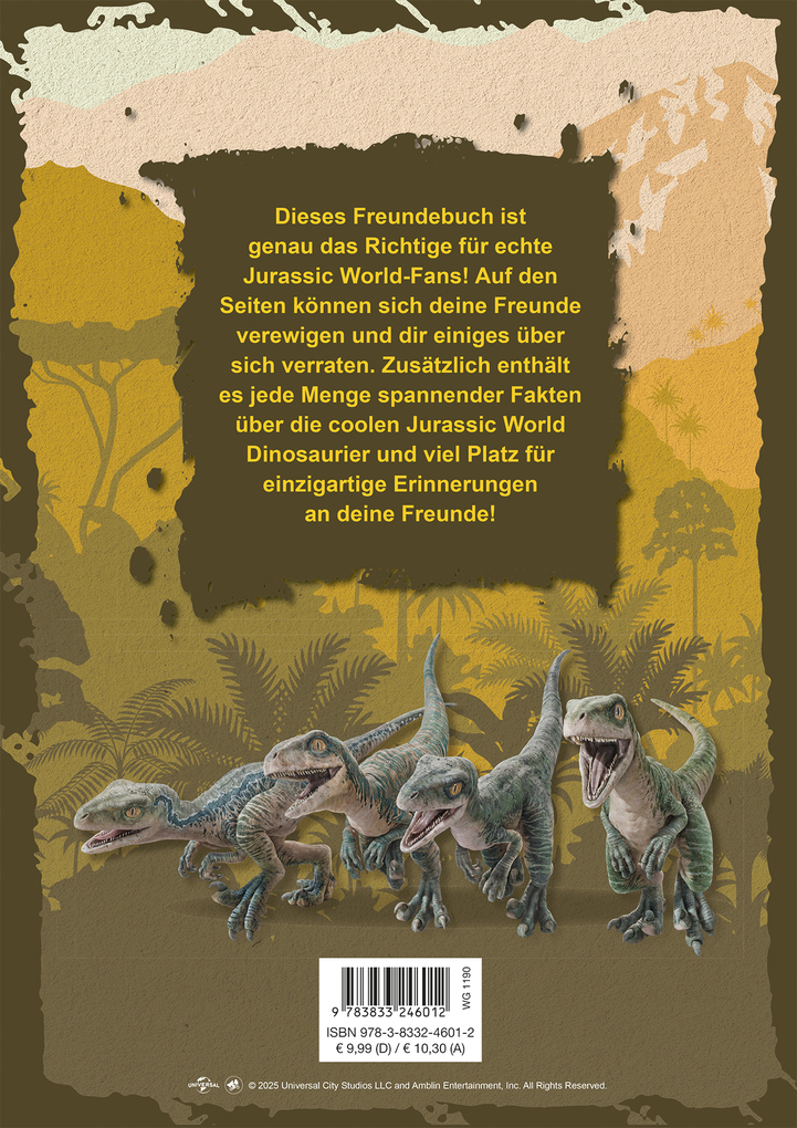Weitere Ansicht: Jurassic World: Freundebuch | Panini