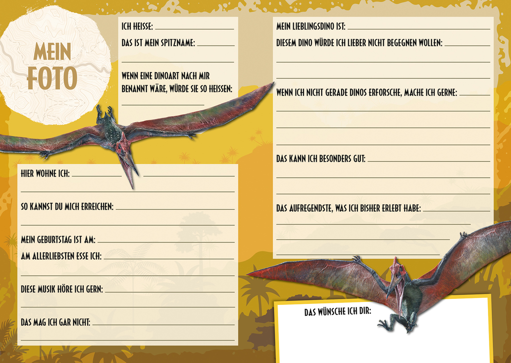 Weitere Ansicht: Jurassic World: Freundebuch | Panini