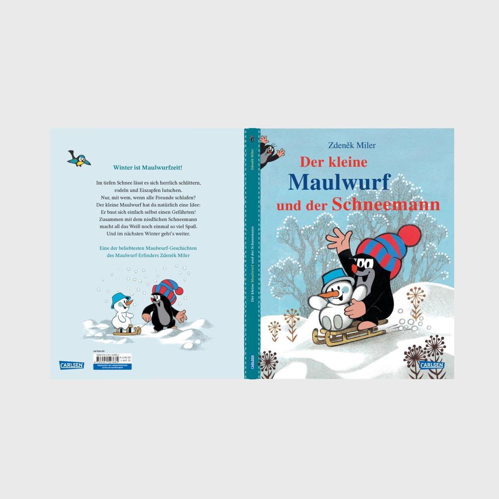 Weitere Ansicht: Der kleine Maulwurf und der Schneemann | Zdenk Miler, Zdenek Miler, Hana Doskoilová, Hana Doskocilova