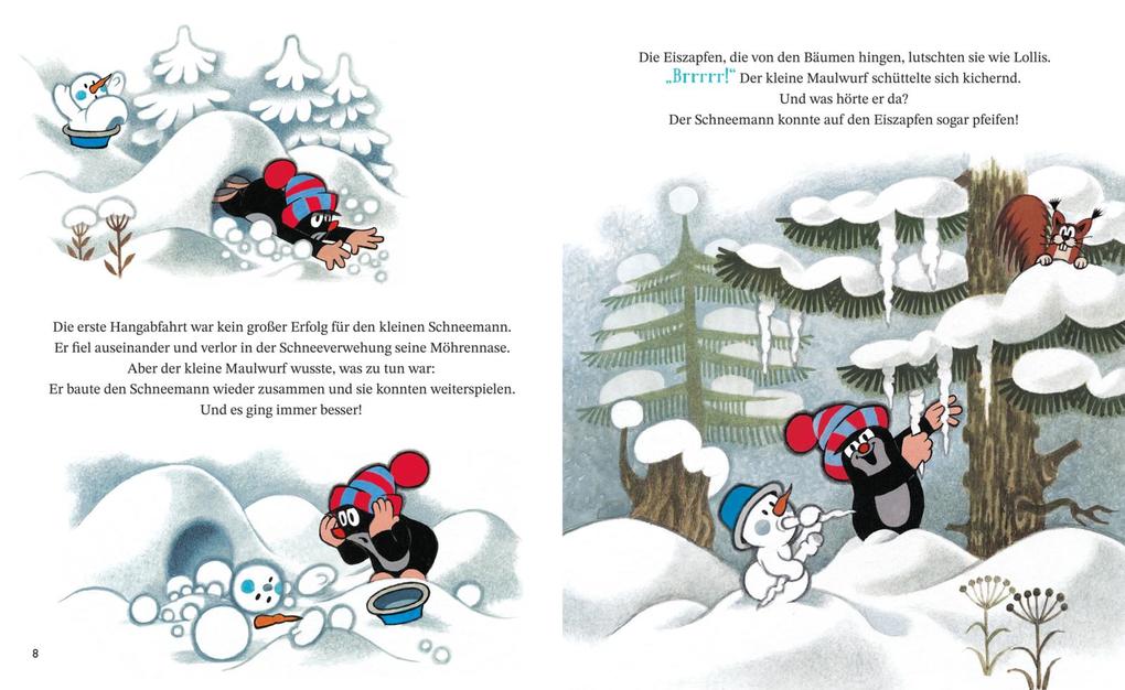 Weitere Ansicht: Der kleine Maulwurf und der Schneemann | Zdenk Miler, Zdenek Miler, Hana Doskoilová, Hana Doskocilova