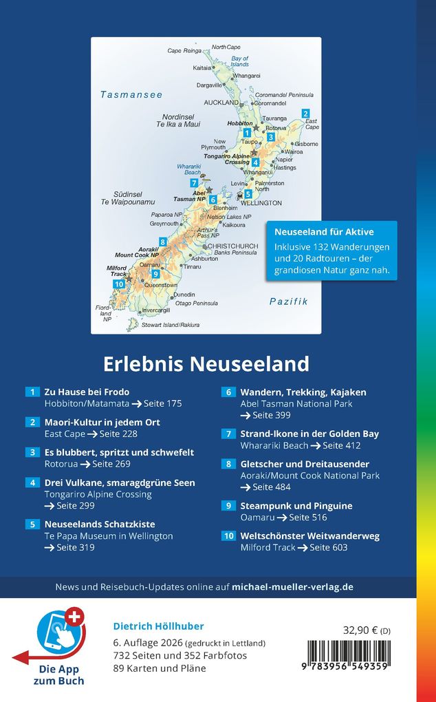 Weitere Ansicht: MICHAEL MÜLLER Reiseführer Neuseeland | Dietrich Höllhuber, Jenny Menzel