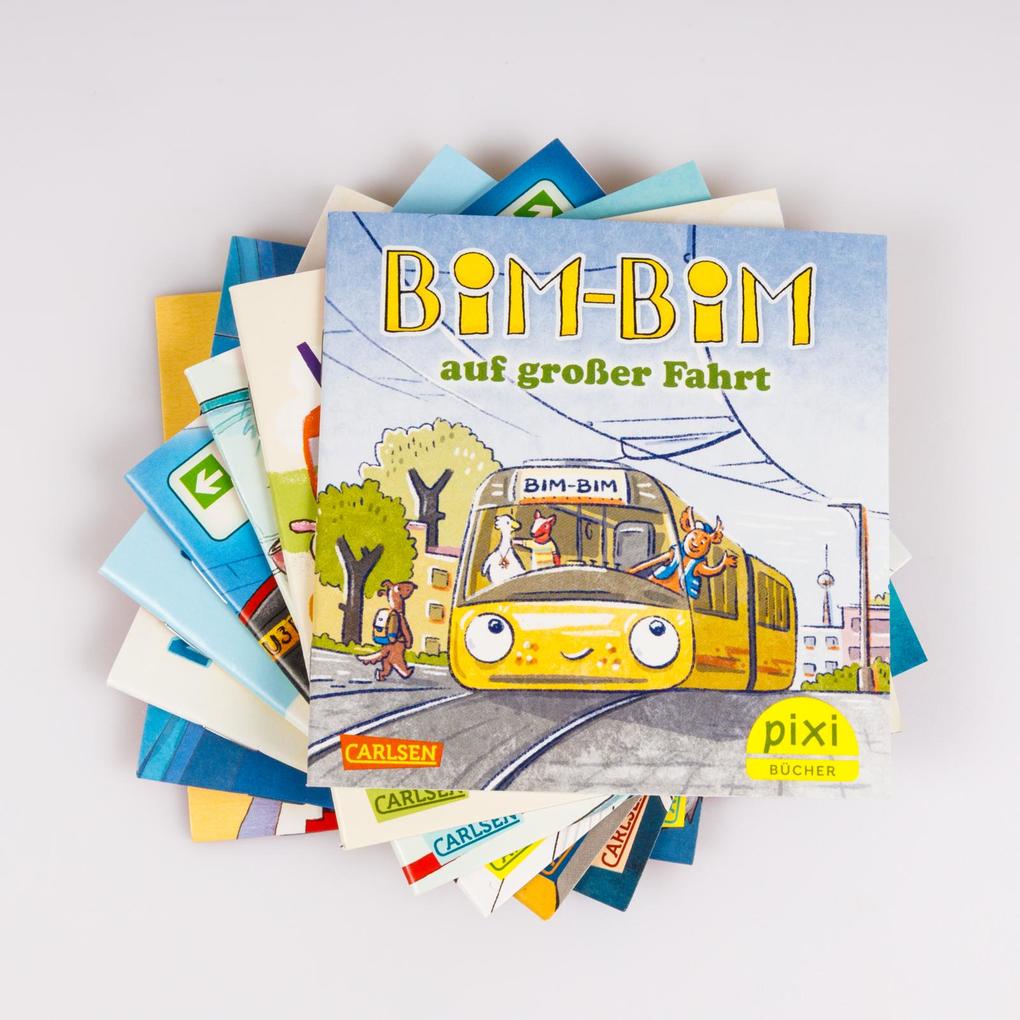 Weitere Ansicht: Pixi-8er-Set 307: Pixi unterwegs mit Bus und Bahn (8x1 Exemplar) | Diverse